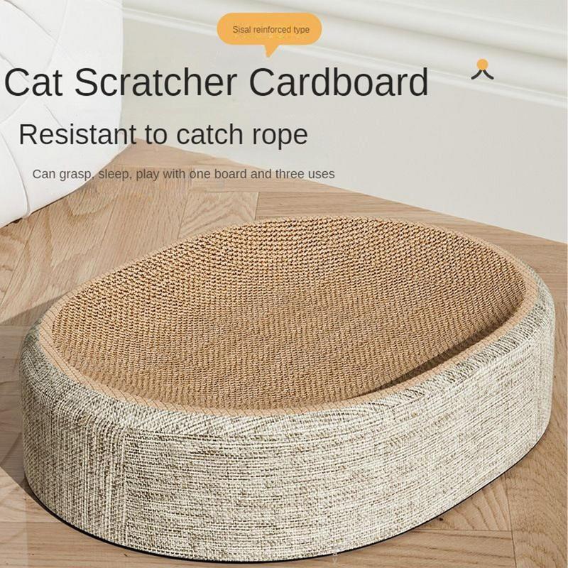 Cat Accessories: Cat Scratching Board Protect Your Sofa, Durable Sisal weaving Wear-resistant Cat Nest