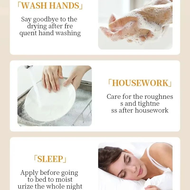 Anti-Wrinkle Hand Cream with Coconut Oil – Moisturizing Skin Care Serum