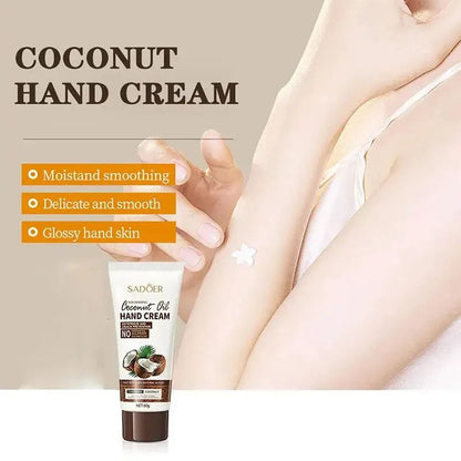 Anti-Wrinkle Hand Cream with Coconut Oil – Moisturizing Skin Care Serum