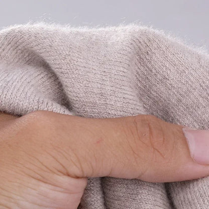 Cashmere Knee Warmers Wool Support Sleeves for Cold Weather Joint Comfort