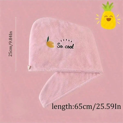 Soft Absorbent Hair Drying Cap