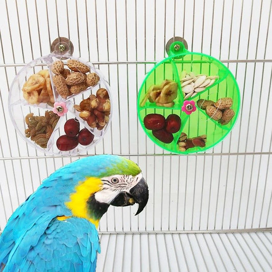 Ultimate Foraging Wheel Bird Toy – Rotate & Feed Parrot Activity Kit