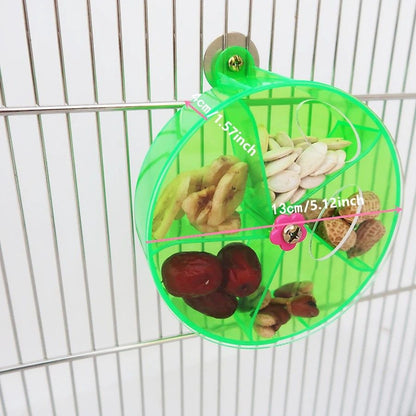 Ultimate Foraging Wheel Bird Toy – Rotate & Feed Parrot Activity Kit