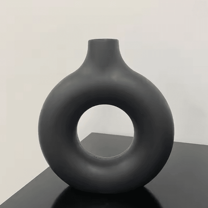 Modern Donut Circle Flower Vase