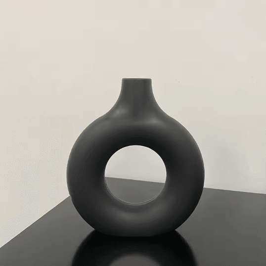 Modern Donut Circle Flower Vase
