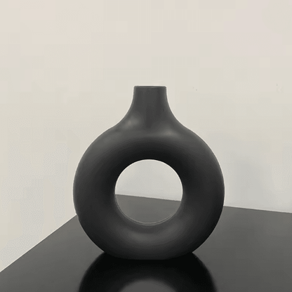 Modern Donut Circle Flower Vase