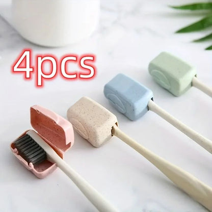 Portable Toothbrush Head Cover Box Set