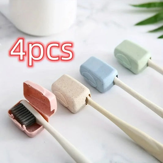 Portable Toothbrush Head Cover Box Set