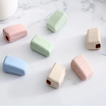 Portable Toothbrush Head Cover Box Set