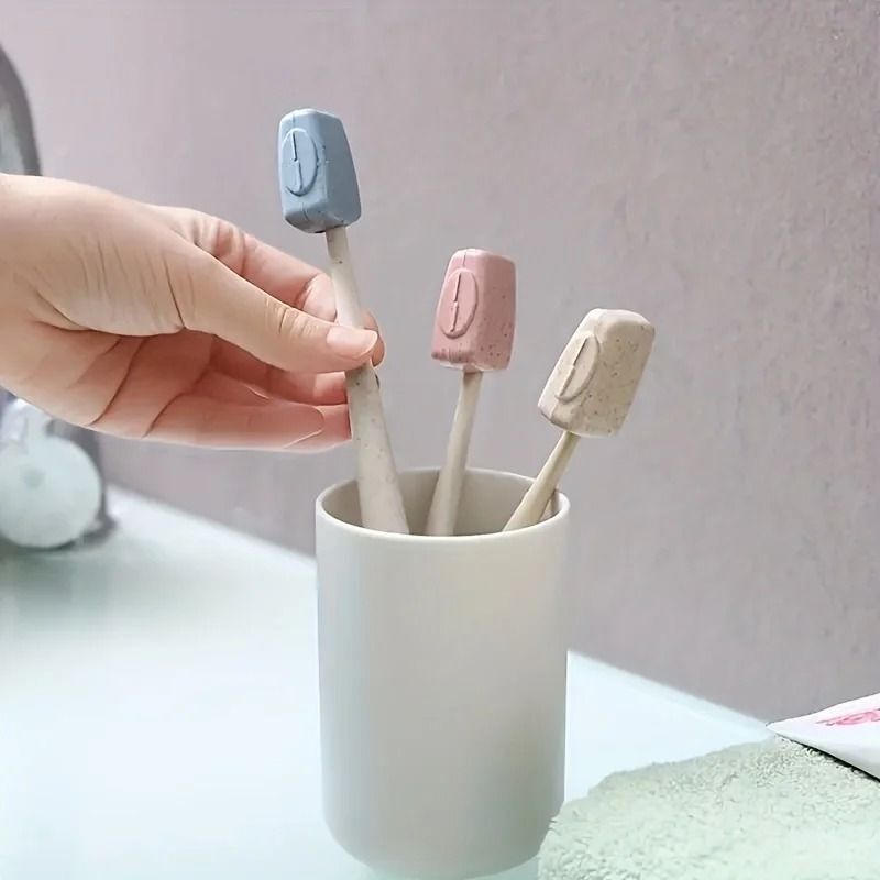 Portable Toothbrush Head Cover Box Set