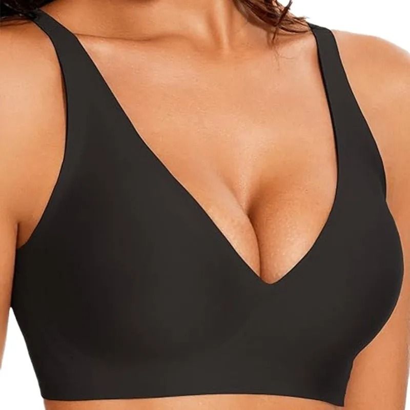 Seamless Wire-Free Full-Cup Support Bra for Everyday Comfort