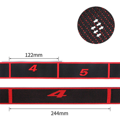 Yoga Stretch Resistance Band Multi Loop Stretching Strap for Flexibility and Mobility
