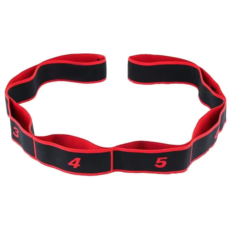 Yoga Stretch Resistance Band Multi Loop Stretching Strap for Flexibility and Mobility