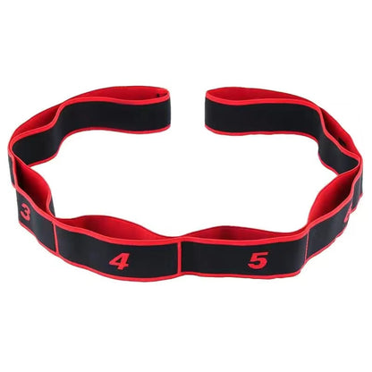 Yoga Stretch Resistance Band Multi Loop Stretching Strap for Flexibility and Mobility