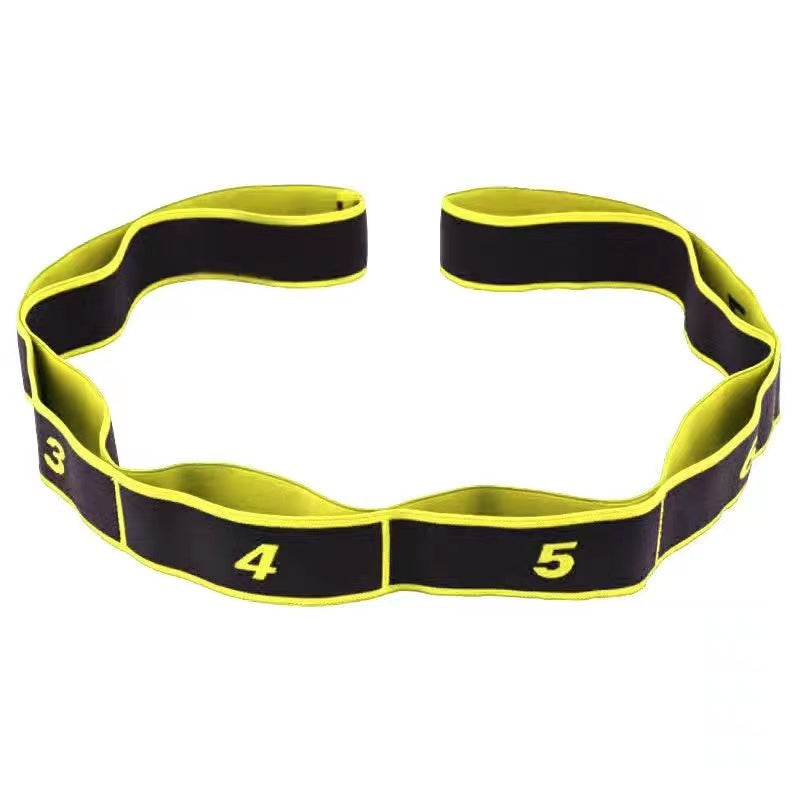 Yoga Stretch Resistance Band Multi Loop Stretching Strap for Flexibility and Mobility