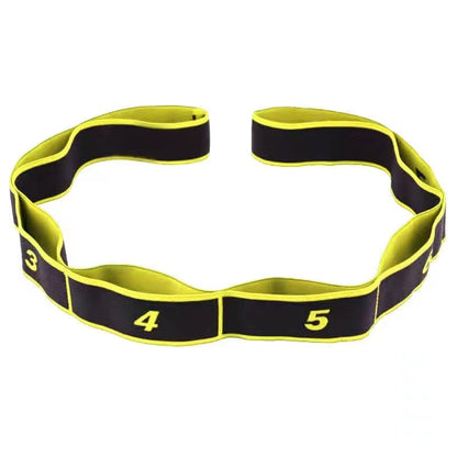 Yoga Stretch Resistance Band Multi Loop Stretching Strap for Flexibility and Mobility