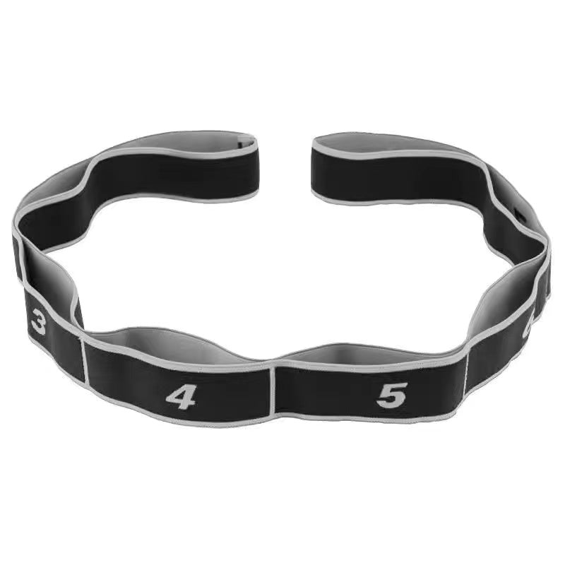 Yoga Stretch Resistance Band Multi Loop Stretching Strap for Flexibility and Mobility