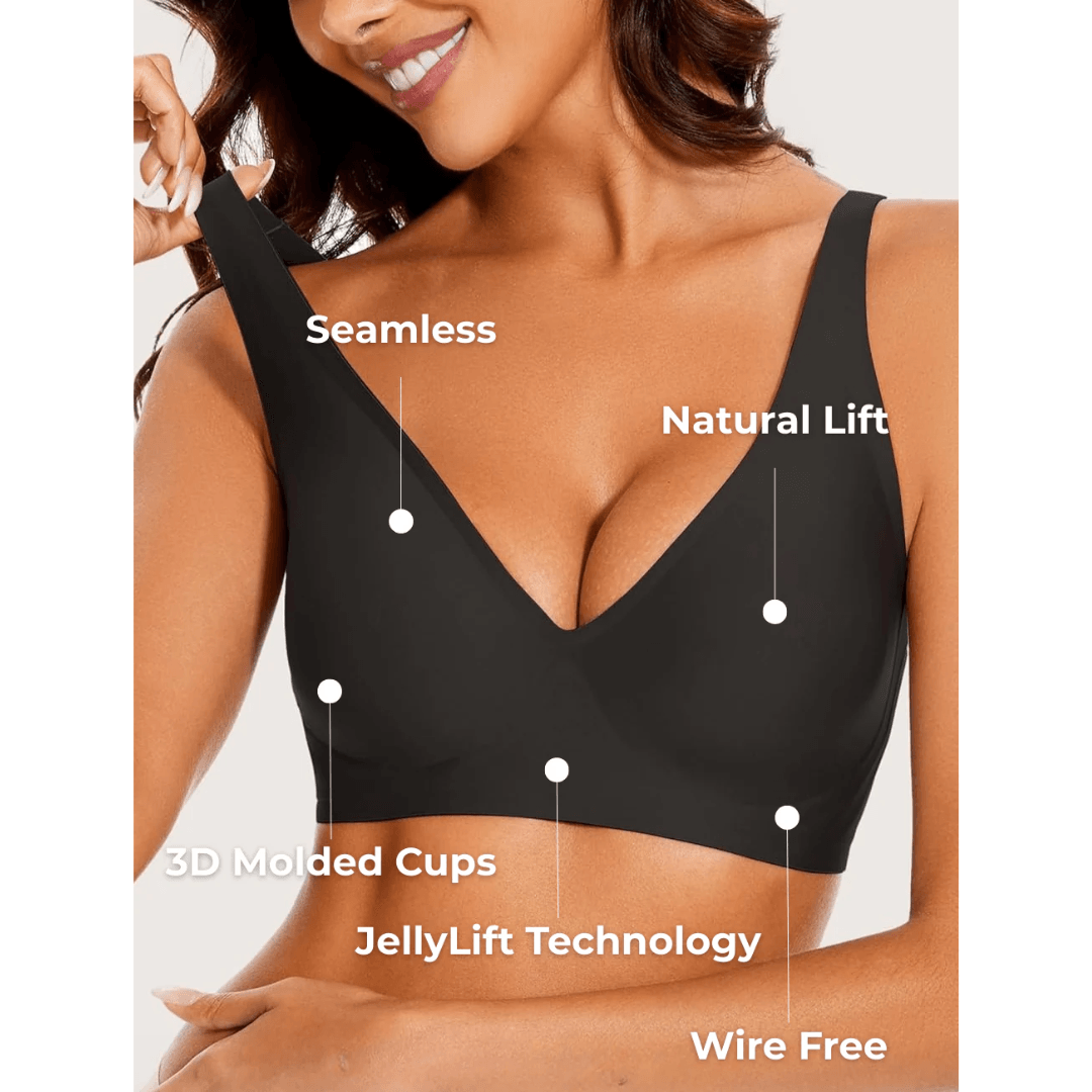 Seamless Push Up Jelly Bra