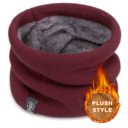 Fashion Soft Knitted Neck Warmer, Sport Scarf Winter Running, Face Cover Women Men, Thick Cold Proof Collar Warm Scarves