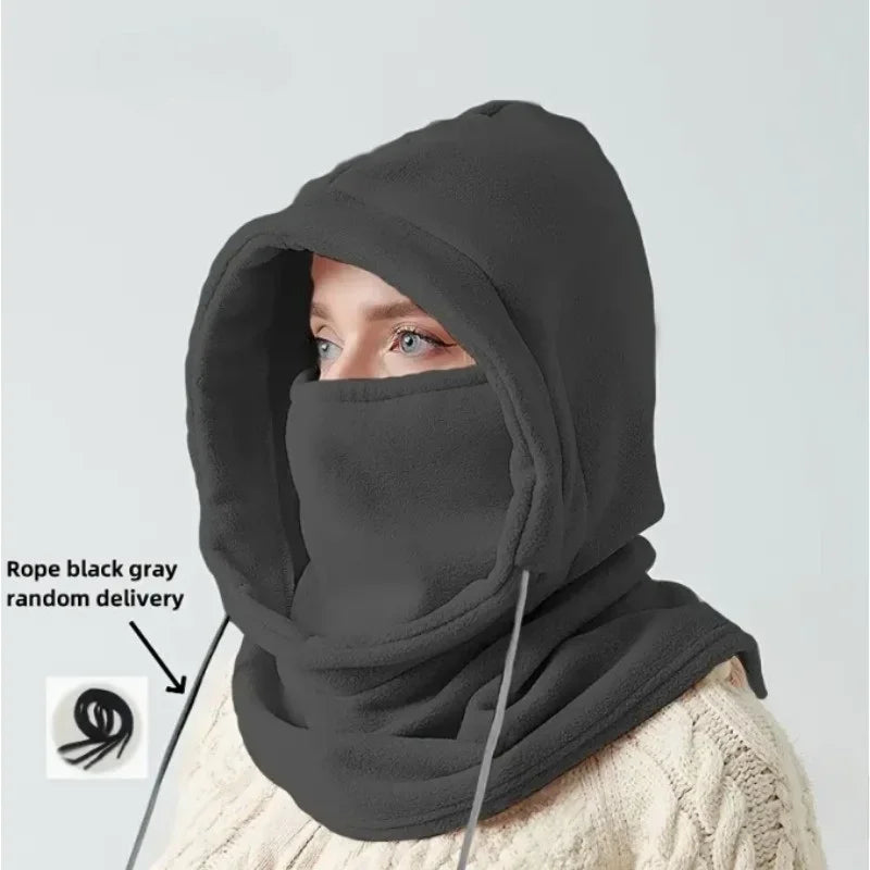 Winter Balaclava Hooded Scarf, Warm Neck Gaiter, Outdoor Activities, Cycling, Skiing