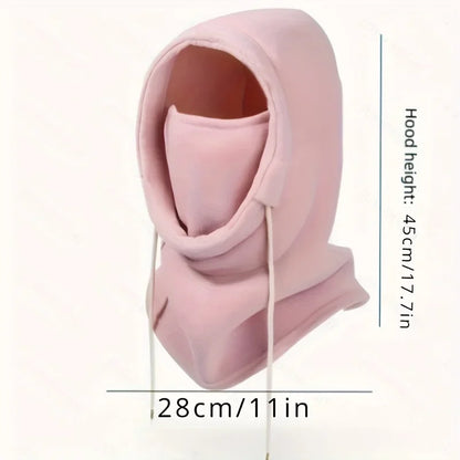 Winter Balaclava Hooded Scarf, Warm Neck Gaiter, Outdoor Activities, Cycling, Skiing