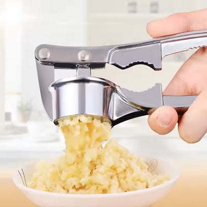 Stainless Steel Garlic Press & Crusher Manual Squeezer