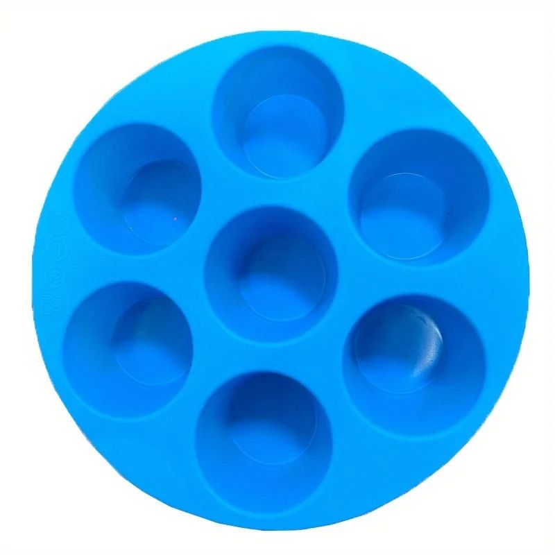 Silicone Egg Bite Mold for Air Fryer 7 Cup Non Stick Muffin and Snack Tray