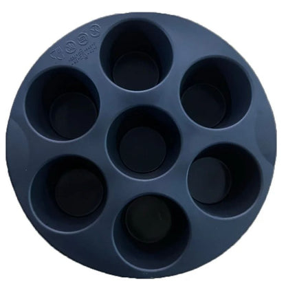 Silicone Egg Bite Mold for Air Fryer 7 Cup Non Stick Muffin and Snack Tray