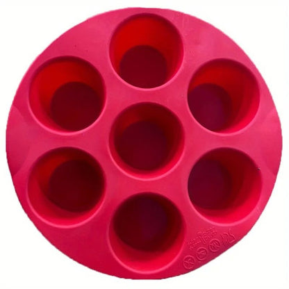 Silicone Egg Bite Mold for Air Fryer 7 Cup Non Stick Muffin and Snack Tray