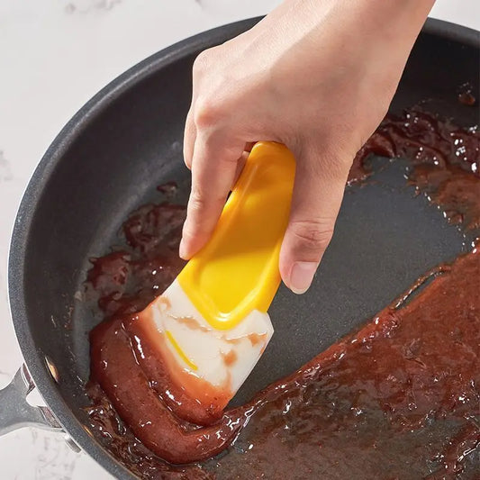 Silicone Cleaning Spatula Kitchen Washing Cake Baking Scrapers Pot Dishes Cleaning Tools Spatule Silicone Cuisine