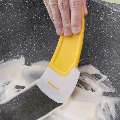 Silicone Cleaning Spatula Kitchen Washing Cake Baking Scrapers Pot Dishes Cleaning Tools Spatule Silicone Cuisine