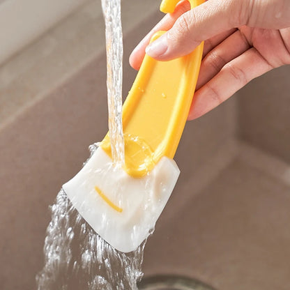 Silicone Cleaning Spatula Kitchen Washing Cake Baking Scrapers Pot Dishes Cleaning Tools Spatule Silicone Cuisine