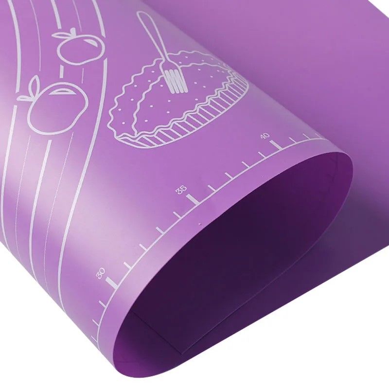 Premium Silicone Pastry & Baking Mat, Non-Stick Dough Rolling Mat with Measurements & Guide