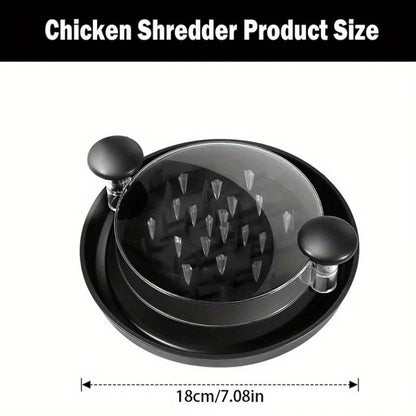 Chicken Shredder with Transparent Cover for Meat and Vegetable Chopping