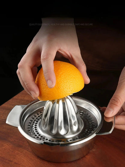 Premium Stainless Steel Citrus Press – Effortless Lemon & Orange Squeezer