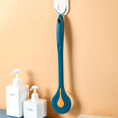 DeepReach Long-Handle Back & Body Brush – Soft Hair Bath Scrubber