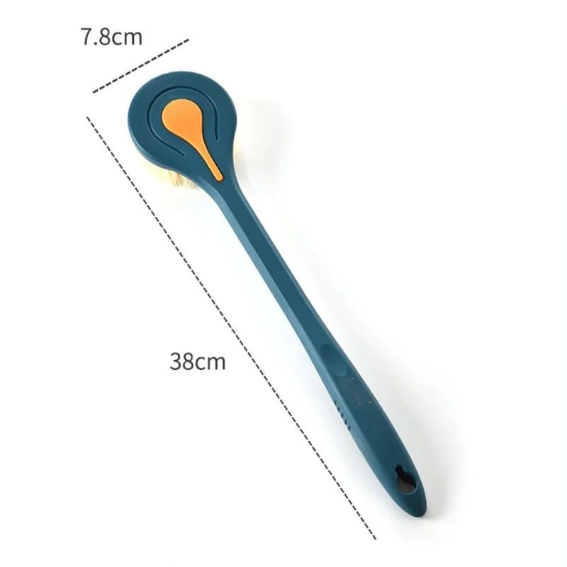 DeepReach Long-Handle Back & Body Brush – Soft Hair Bath Scrubber