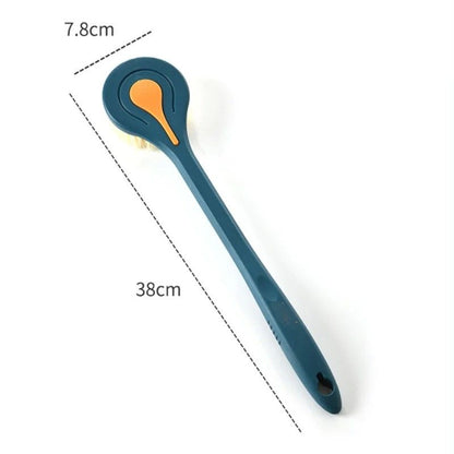 DeepReach Long-Handle Back & Body Brush – Soft Hair Bath Scrubber