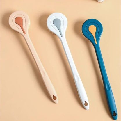DeepReach Long-Handle Back & Body Brush – Soft Hair Bath Scrubber