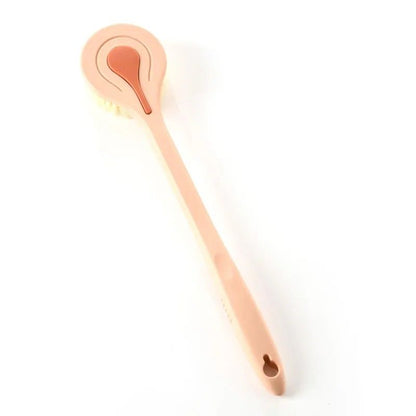 DeepReach Long-Handle Back & Body Brush – Soft Hair Bath Scrubber