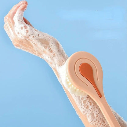 DeepReach Long-Handle Back & Body Brush – Soft Hair Bath Scrubber
