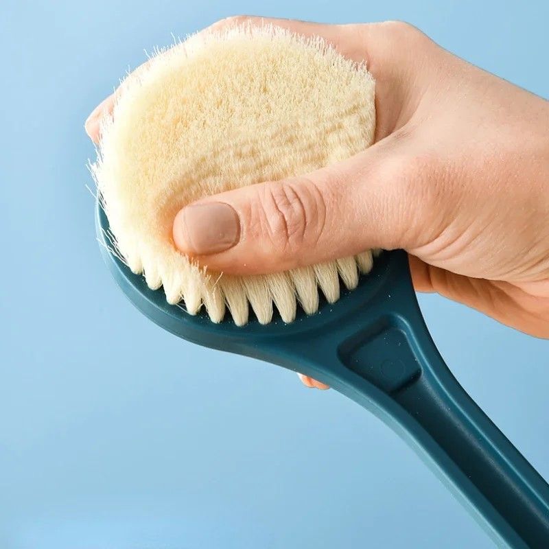 DeepReach Long-Handle Back & Body Brush – Soft Hair Bath Scrubber