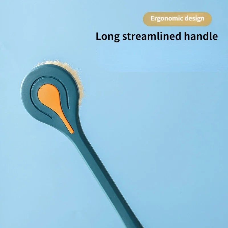 DeepReach Long-Handle Back & Body Brush – Soft Hair Bath Scrubber