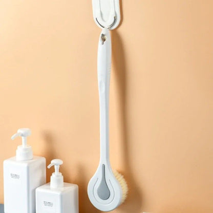 DeepReach Long-Handle Back & Body Brush – Soft Hair Bath Scrubber