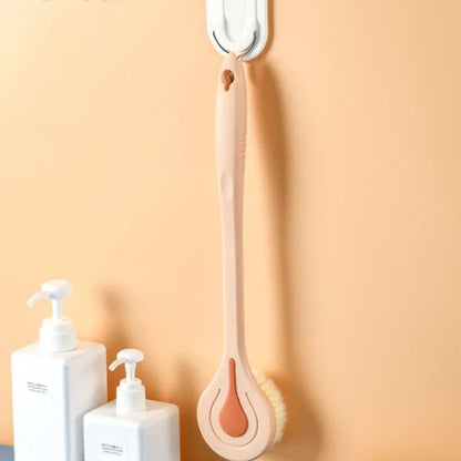 DeepReach Long-Handle Back & Body Brush – Soft Hair Bath Scrubber