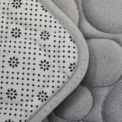 Stone Pattern Bathroom Mat Set