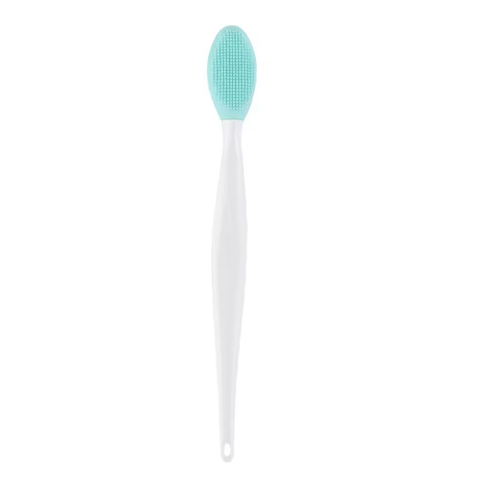 Silicone Facial Exfoliating Brush with Replacement Head for Deep Pore & Blackhead Cleaning