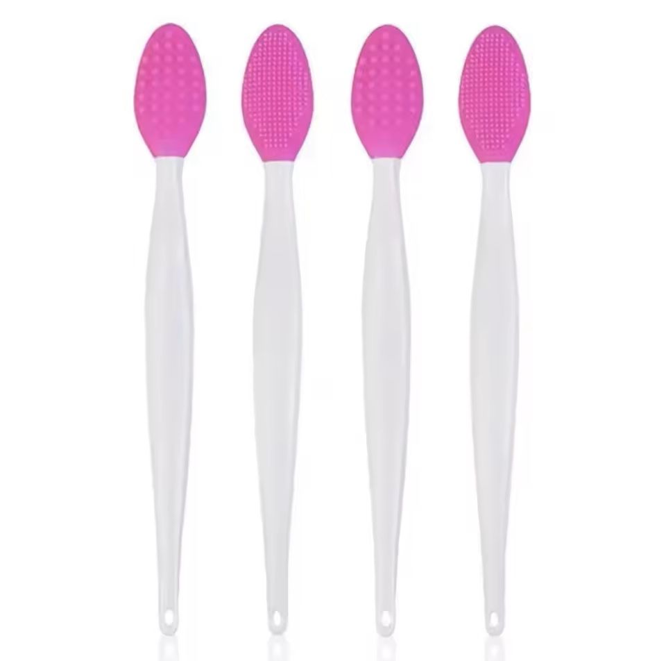 Silicone Facial Exfoliating Brush with Replacement Head for Deep Pore & Blackhead Cleaning