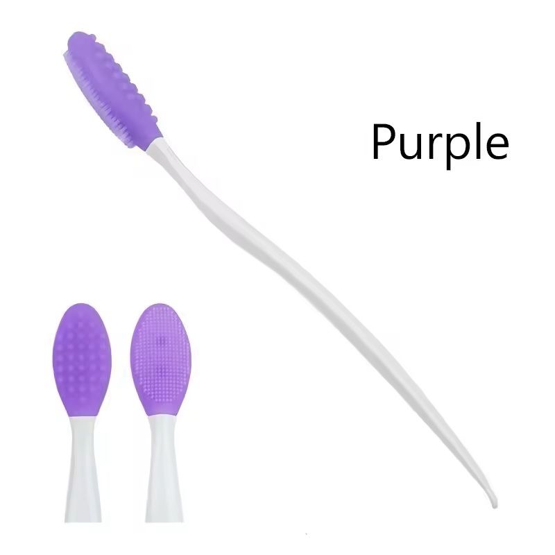 Silicone Facial Exfoliating Brush with Replacement Head for Deep Pore & Blackhead Cleaning