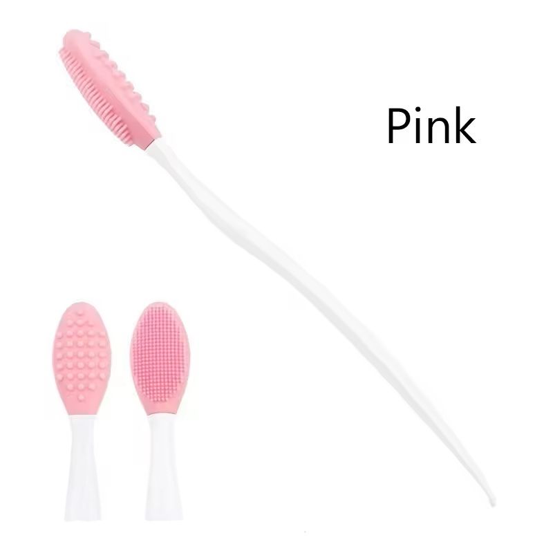 Silicone Facial Exfoliating Brush with Replacement Head for Deep Pore & Blackhead Cleaning